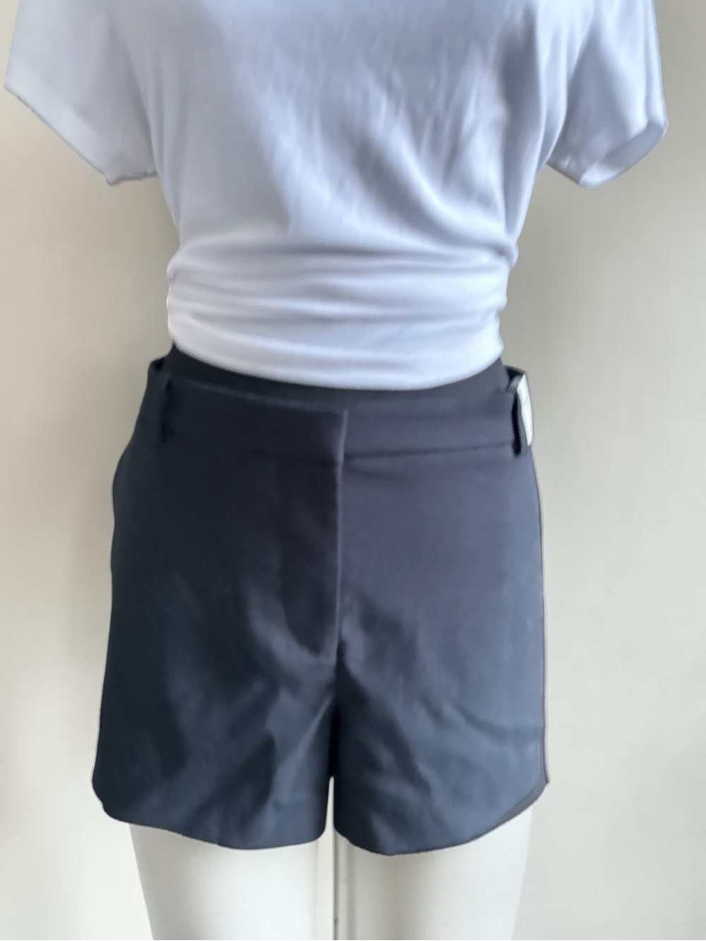 Abercrombie & Fitch Low Rise Micro Tailored Black Short